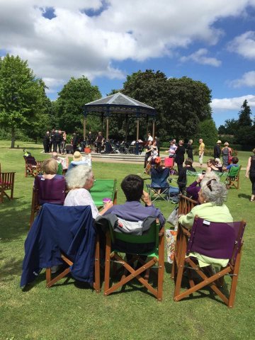 woking park bandstand